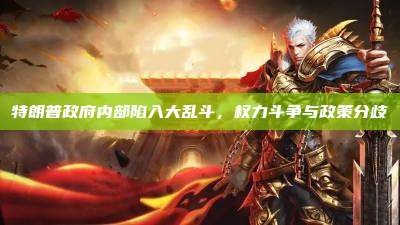 特朗普政府内部陷入大乱斗,权力斗争与政策分歧