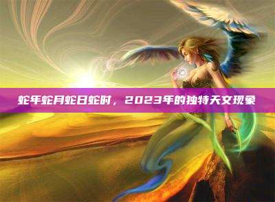 蛇年蛇月蛇日蛇时,2023年的独特天文现象